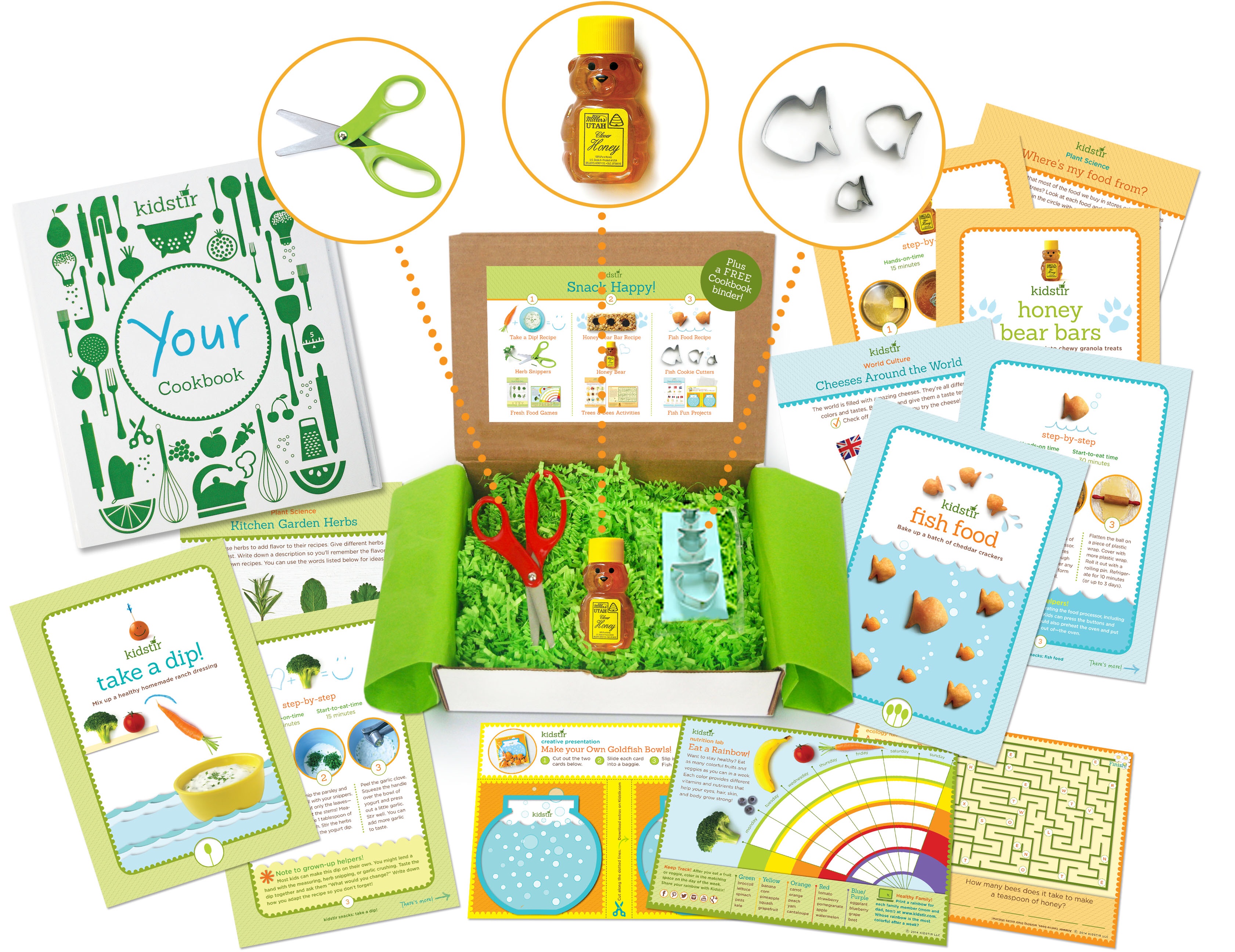 Kids Cooking Subscription Box  Kidstir Monthly Cooking Subscription